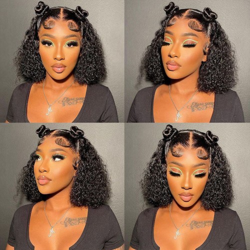 12A Double Drawn Water Wave 13x4 Transparent Lace Full Frontal Wig | Human Hair Wig | Lace Front
